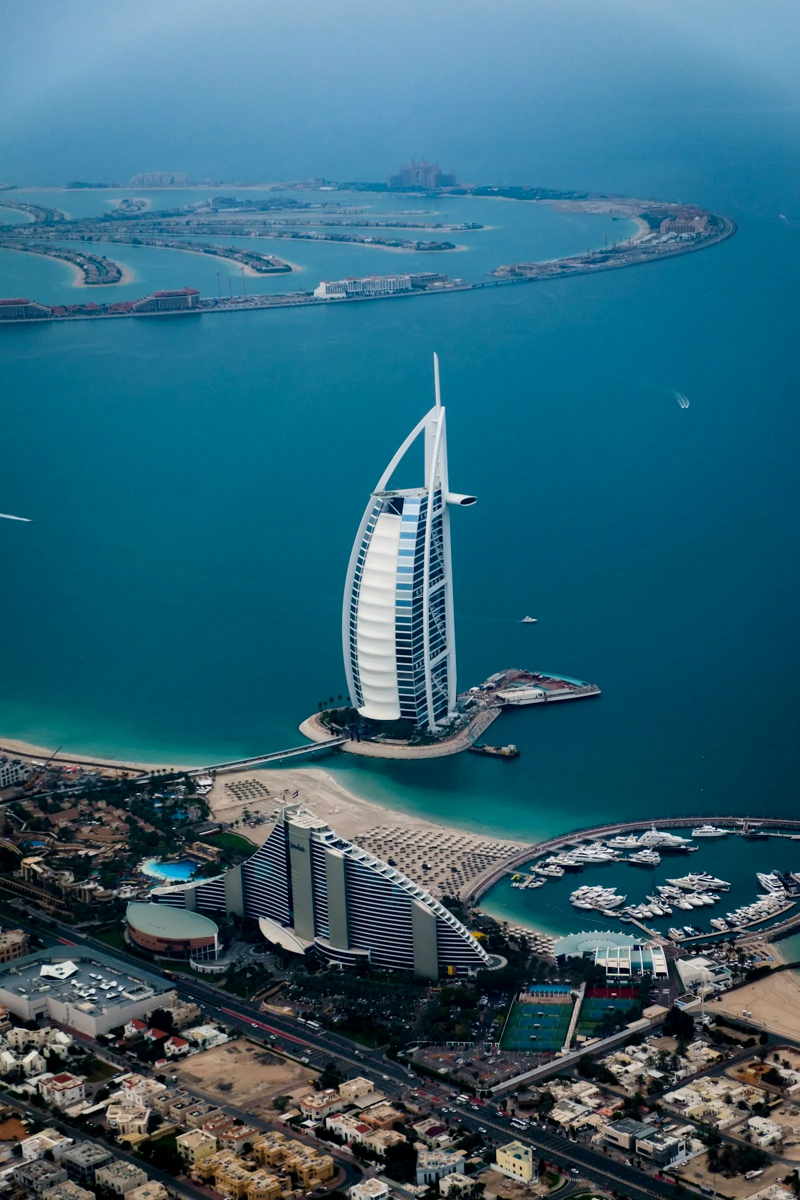 A completed residential tower in Dubai