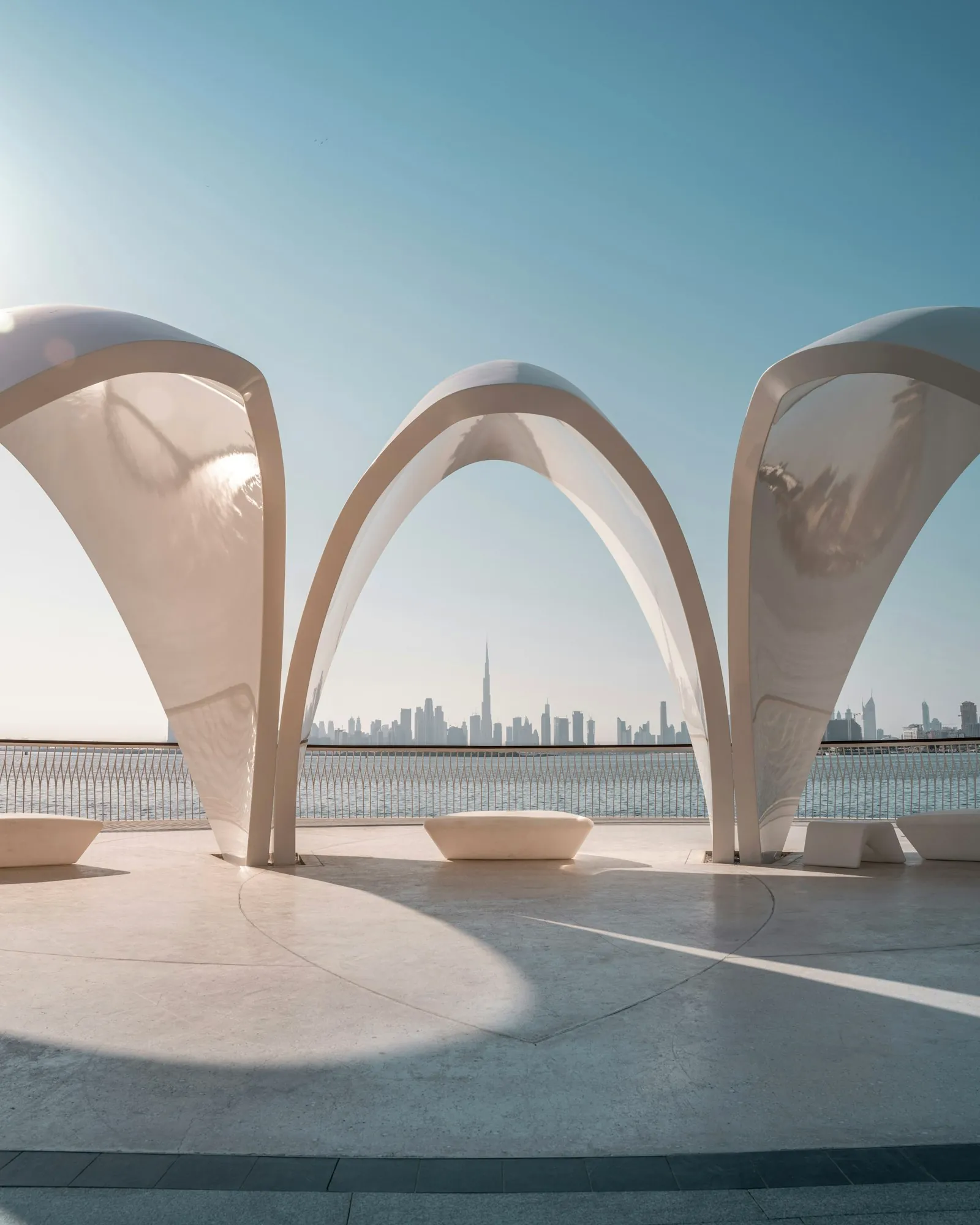 A new-build development under construction in Dubai