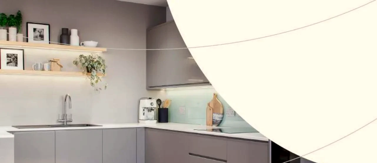 Premium-finish kitchen at One Trafford Edge
