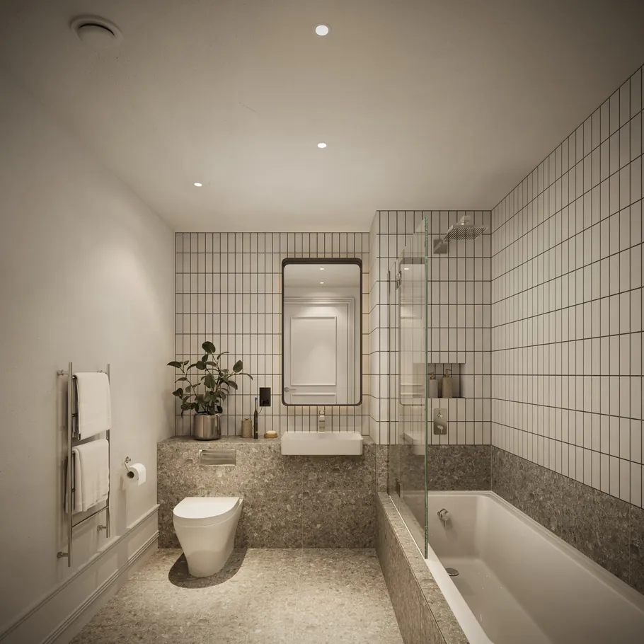 Bathroom at St George's Terrace, York